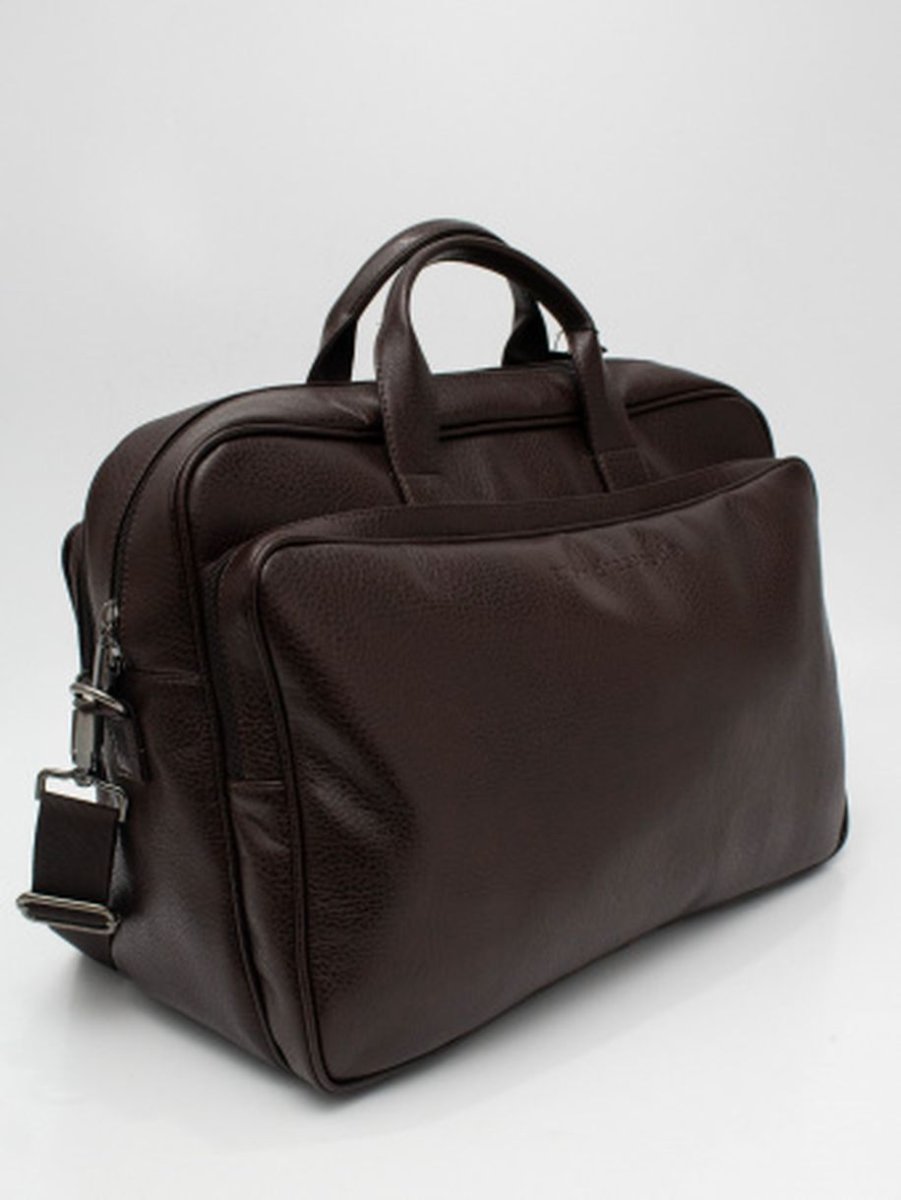 2-174 Сумка дорожная (экокожа/коричневый) (Коричневый/47*34*19/Экокожа/ANTAN)