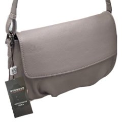 423К Сумка женская натуральная кожа (purple) (Сиреневый светлый/23*16*7/натуральная кожа/Redmond)