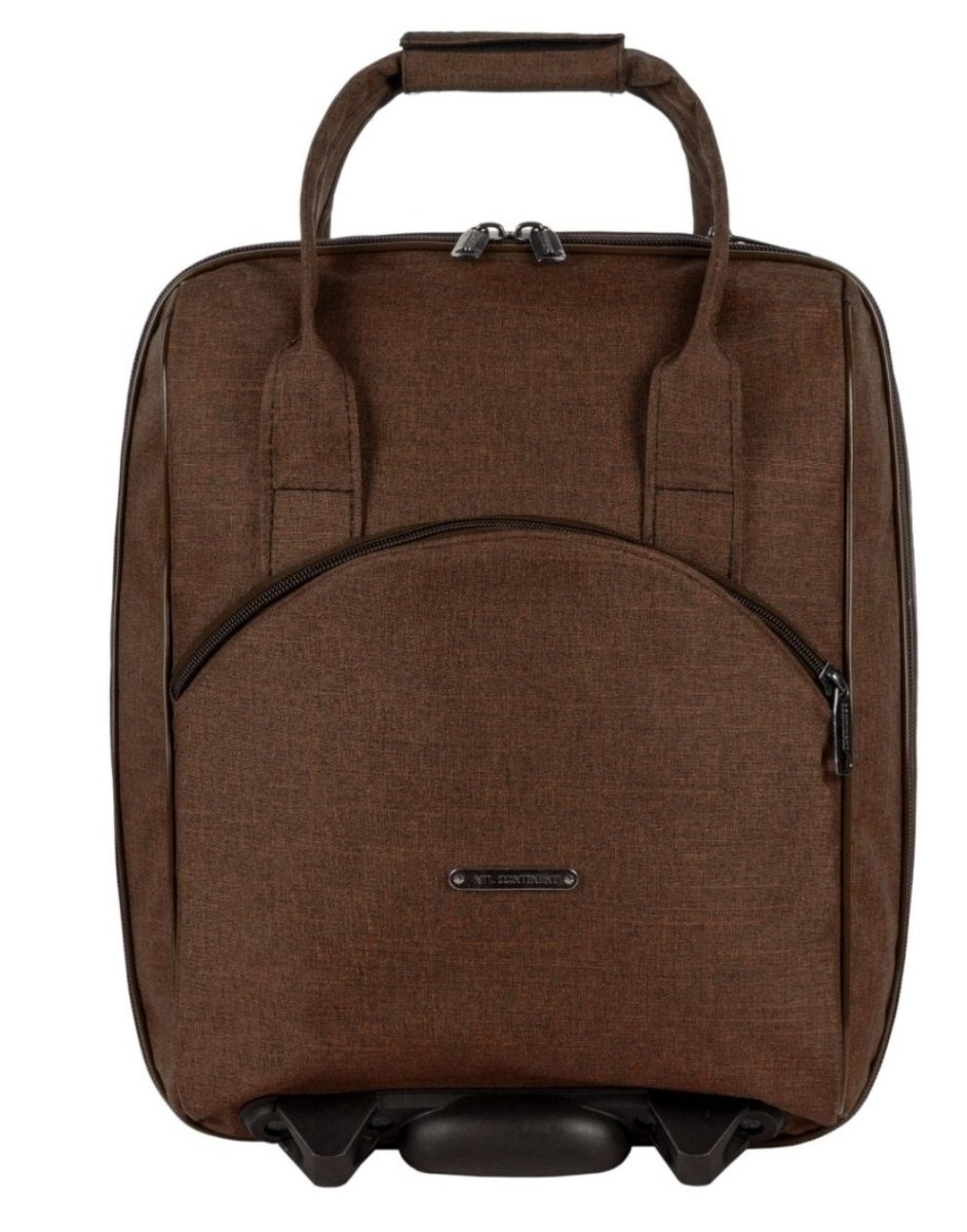 М-7314 Сумка на колесах катионик коричневый (Коричневый/38*29*22/полиэстер)