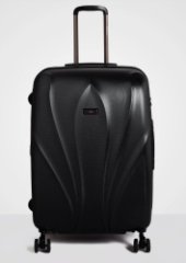 03L-009-428 Чемодан 4-х колесный (черный/52*77*33/100% поликарбонат Makrolon/L/4,1 кг/119 литров/Eberhart)