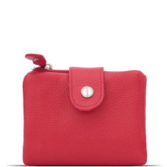 Ri-065P Портмоне женское Красный (красный/11,5*9*2,5/натуральная кожа/Richet)