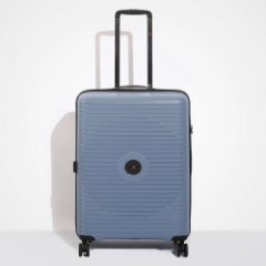 50E-032-420 Чемодан 4-х колесный (Голубой/40*55*20/полипропилен/S/2,4 кг/Eberhart)