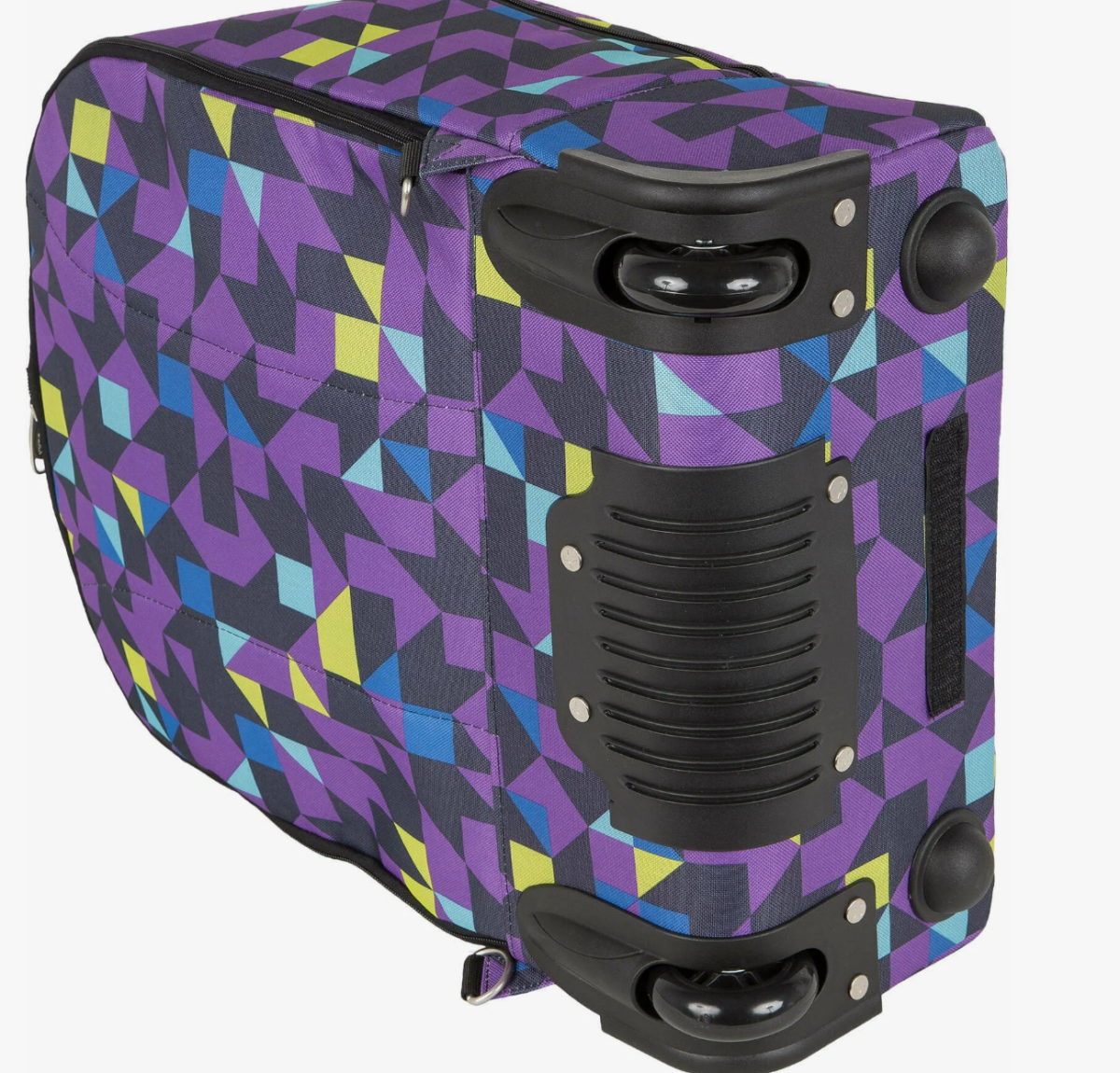 П7111 Рюкзак с телегой на колесах Жаккард (серый) (Серый/38*49*19/полиэстер/Polar)