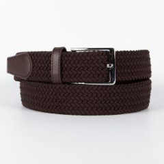 BMT-120-3569-JEJ-02 Ремень мужской Jonas Hanway (коричневый(м) (Коричневый/3,4*110-130/90% полиэстер, 10% натуральная кожа/Jonas Hanway)