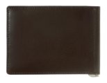 32006-3-5402D Brown Зажим для денег (Malgrado) (коричневый/11,5*8,5*0,8/натуральная кожа/Malgrado)