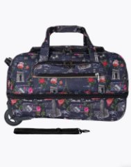 М-59 Сумка на колёсах дизайн (париж) (фиолетовый/56*33*35/полиэстер/78 литров/NTL Continent)