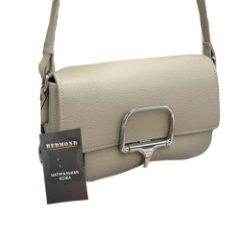 020К Сумка женская натуральная кожа (milk) (бежевый/23*15*7/натуральная кожа/Redmond)