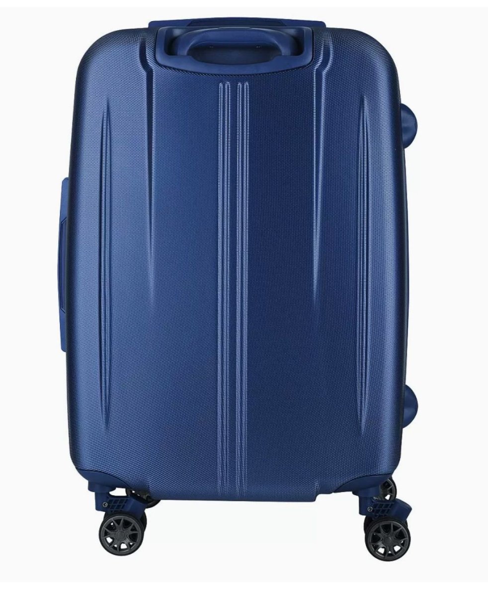 03L-011-424 Чемодан 4-х колесный (Синий/45*67*31/поликарбонат/M/2,9 кг)