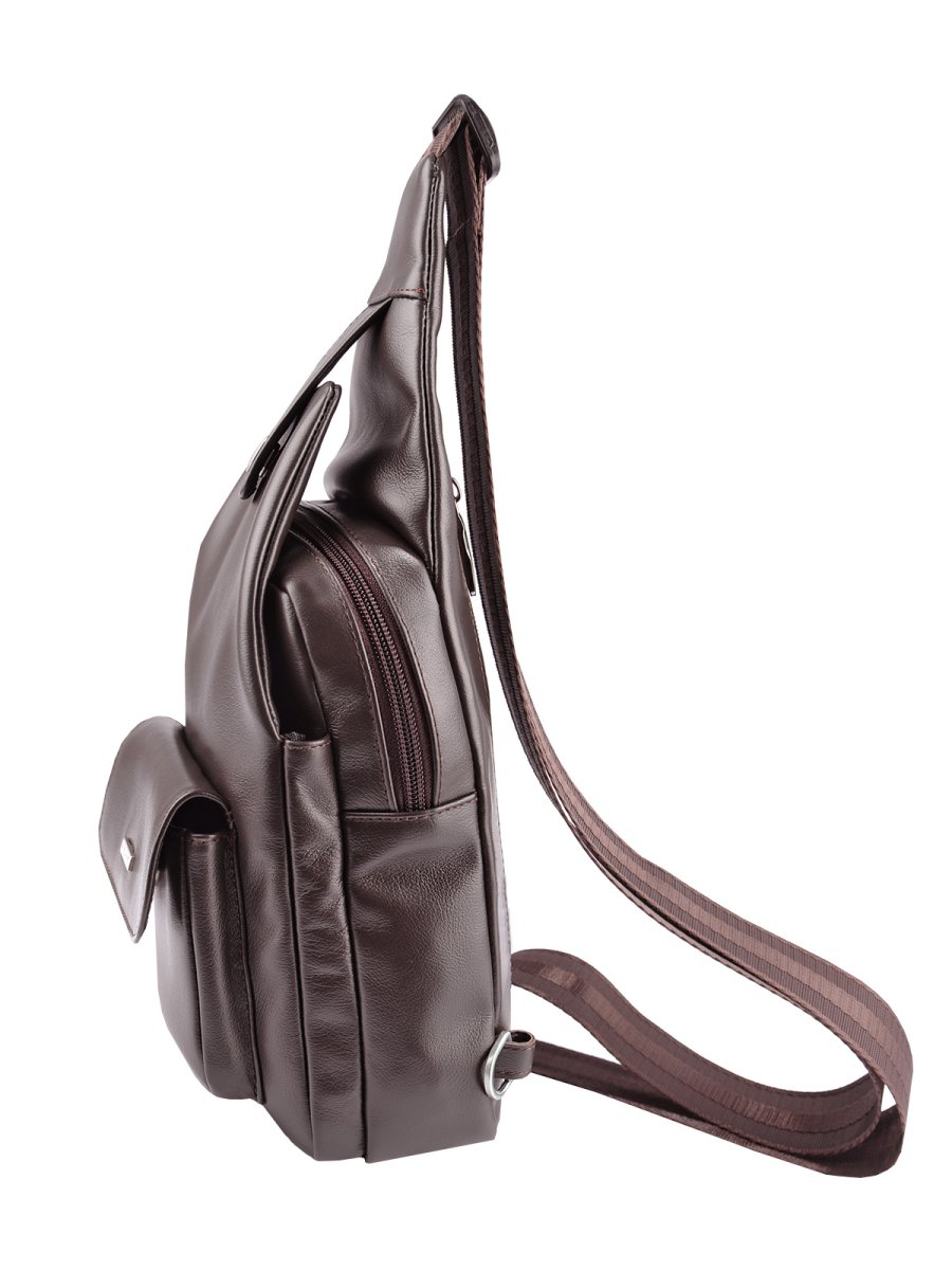 75834 Рюкзак АЛАН TORONTO кожа шоколад (коричневый/17*21*8/натуральная кожа/R.Blake)