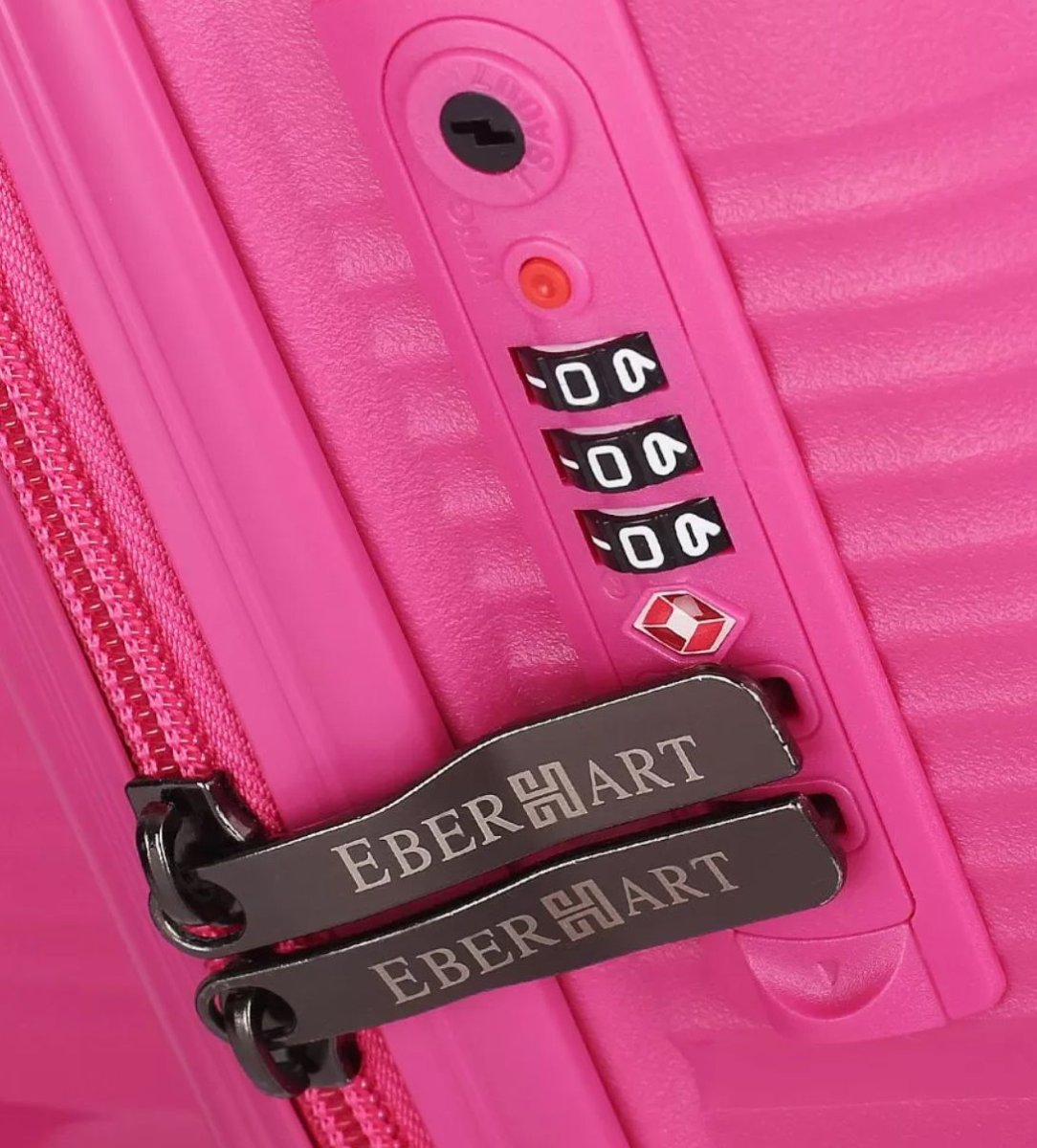 47B-038-424 Чемодан 4-х колесный (Розовый/42*66*25/полипропилен/M/3,3 кг/3,3 кг/56 литров/Eberhart Bliss)