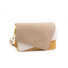 01-505-39-4 Сумка женская (бежевый/жёлтый) (Бежевый/жёлтый/21*8*14/Экокожа/S)