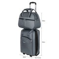 М-7318-2Б Сумка на колесах катионик (серый) (серый/30*47*22/текстиль/NTL Continent)