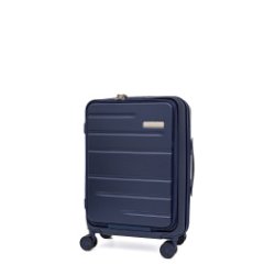 EN1030-20-8 FABRETTI Чемодан 4-х колесный 100% поликарбонат (синий/38*56*25/поликарбонат/S/FABRETTI)