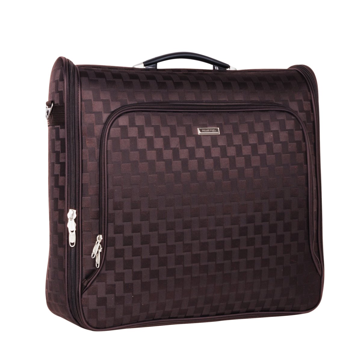 П7084 (коричневый) портплед из нов.дублировки текстиль (Коричневый/53*55*14/полиэстер/1,8 кг/41 литр/Polar)