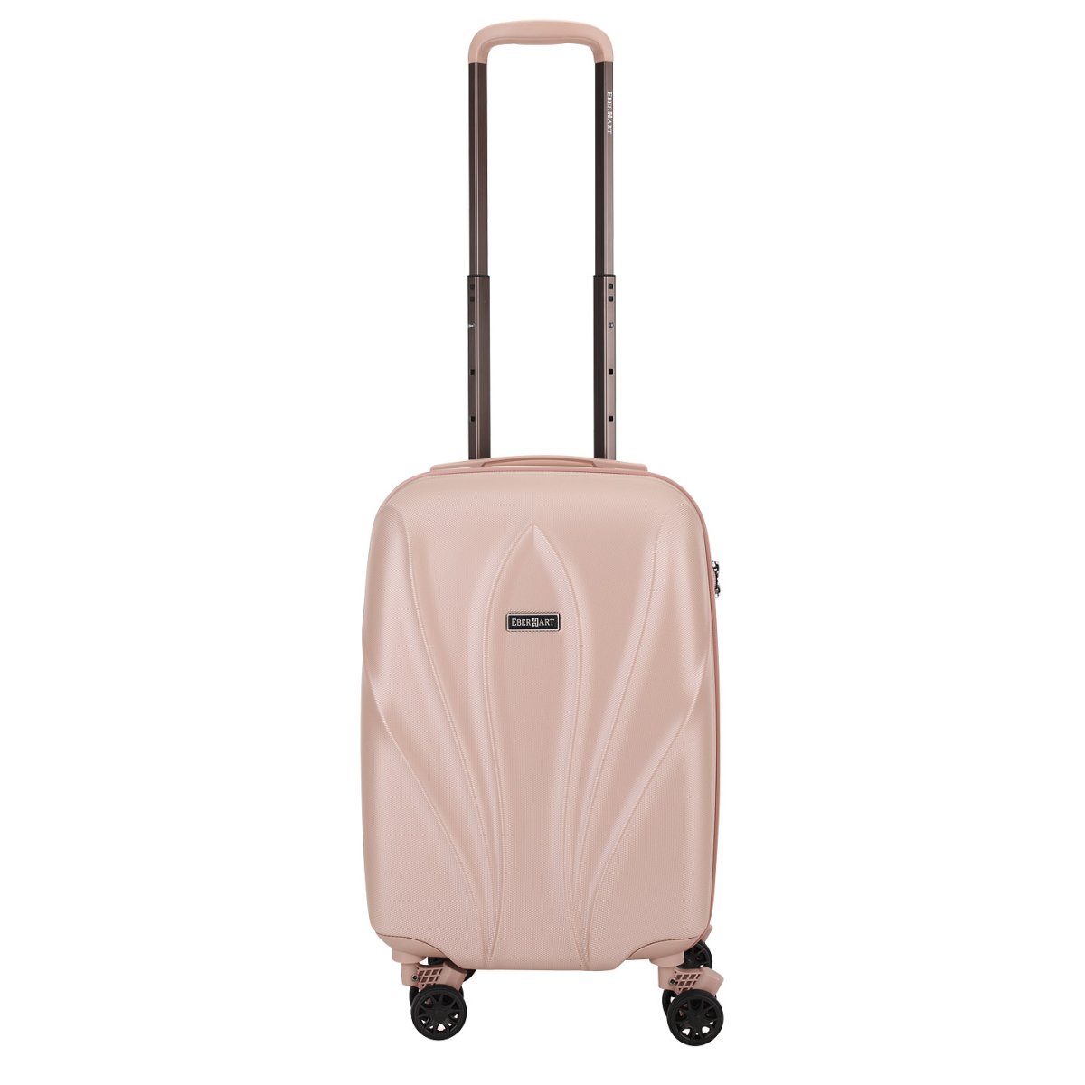 03L-017-420 Чемодан 4-х колесный (Бежевый/34*55*24/полипропилен/S/2,2 кг/42 литра/Eberhart)