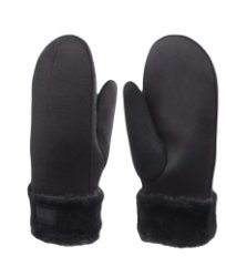 S11 black варежки Malgrado (8) (Черный/8/Malgrado)