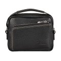 102-81503-1 Сумка мужская кожа (Пеллекон) (черный/22*17,5*6/натуральная кожа/PELLECON)