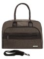 М-714 Саквояж катионик коричневый (Коричневый/47*30*15/полиэстер)