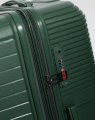 49M-019-424 Чемодан 4-х колесный (Зелёный/полипропилен/M/Eberhart)
