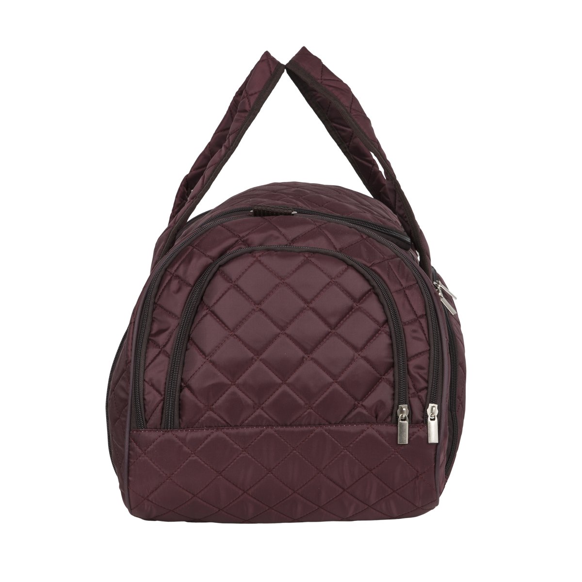 П7091 (серый) сумка с 2-я карманами дорожная стежка Модерн (Серый/54*30*35/полиэстер/1,02 кг/57 литров/Polar)