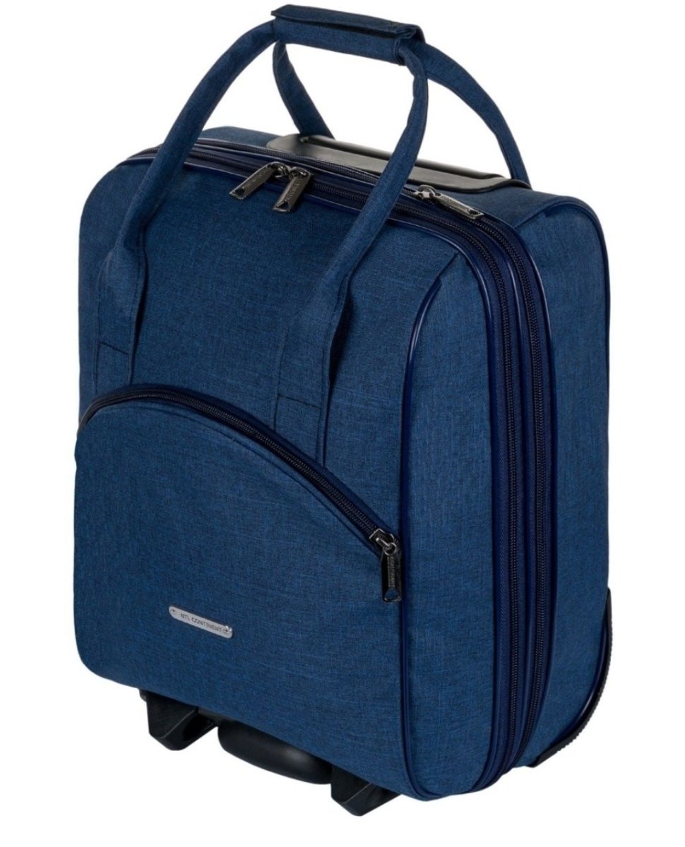 М-7314 Сумка на колесах катионик синий (синий/38*29*22/полиэстер/NTL Continent)