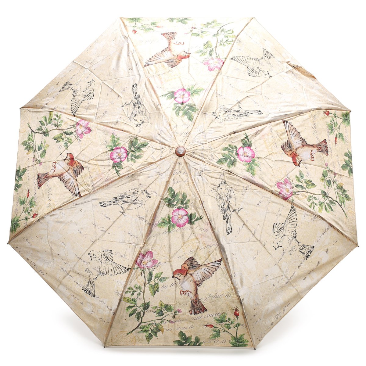 RX-43914 Зонт женский, 3 слож, полный автомат, мультиколор (мультиколор/8-58/эпонж/Russian Look)