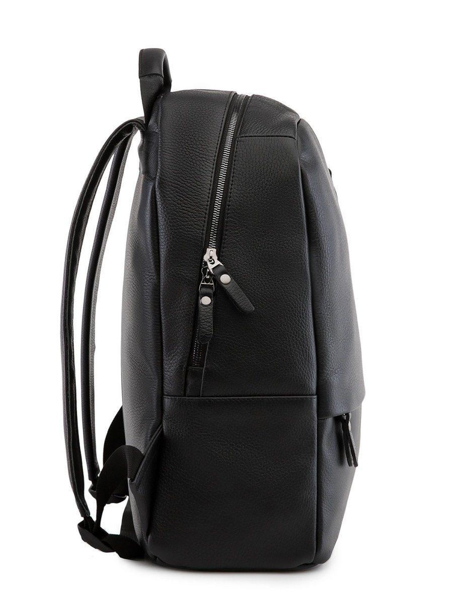 00132 12 01 Сумка мужская черный (Черный/натуральная кожа/S.Lavia)