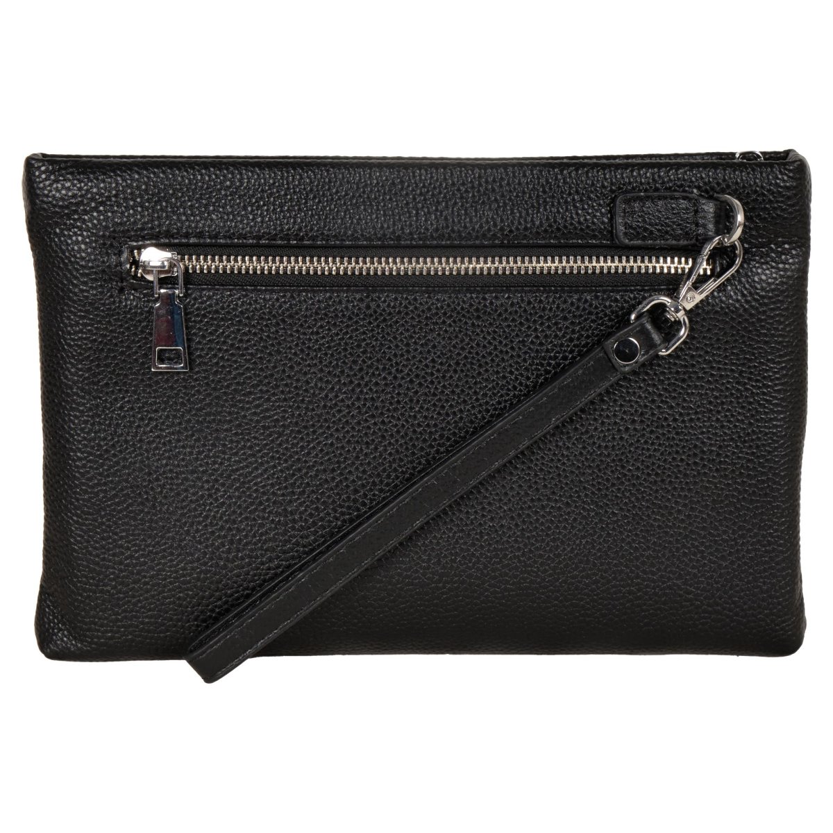 948 Сумка мужская натуральная кожа (черный) (черный/27*17*2/натуральная кожа/0,27 кг/0,9 литров/Polar)