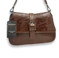 863К Сумка женская натуральная кожа (cappuccino) (капучино/натуральная кожа/Redmond)