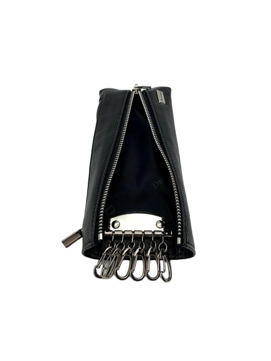 M200-DC30-45A Ключница (чёрный) (Черный/17*7*1/натуральная кожа/Doublecity)