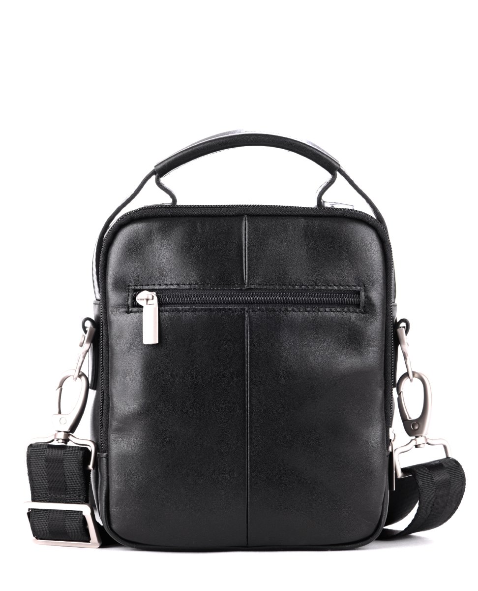 49035 Сумка FELIX MINI SPORT кожа перфорированная черный (Черный/15*19*5/натуральная кожа/R.Blake)