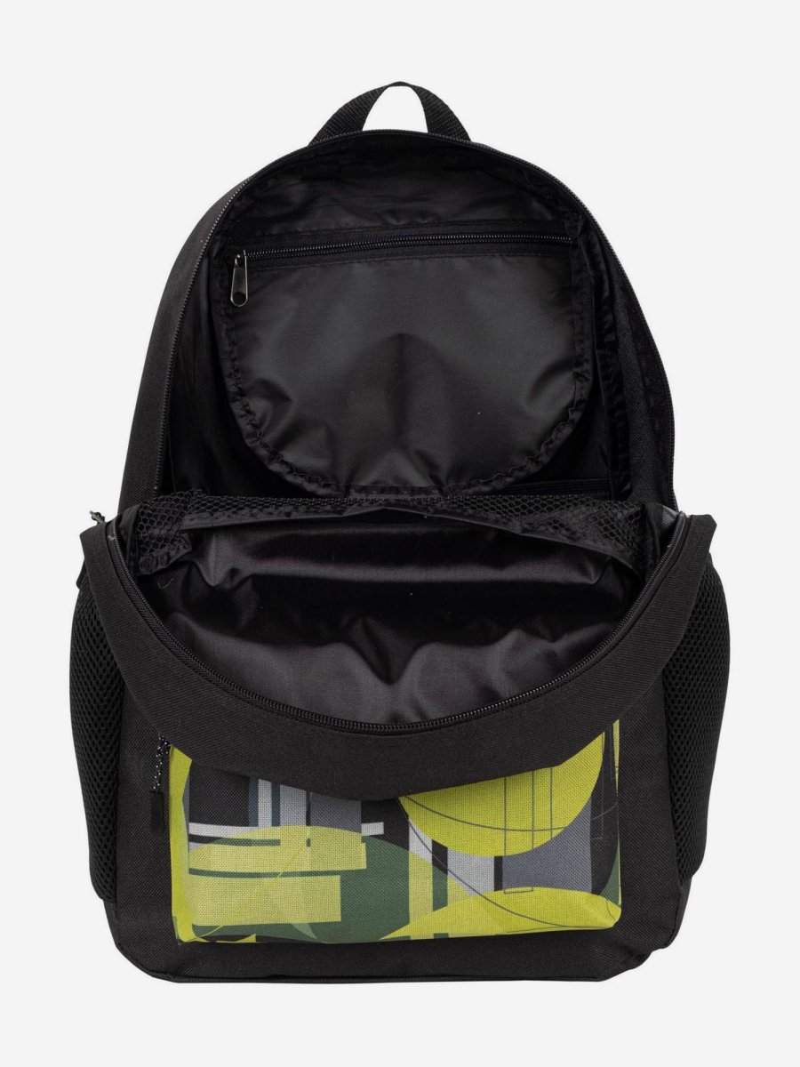 П17001 Рюкзак Polar NEW Геометрия луны на черном текстиль (Черный/29*43*13/полиэстер/0,4 кг/16 литров/Polar)