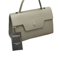 966К Сумка женская натуральная кожа (beige) (бежевый/22*14*8/натуральная кожа/Redmond)