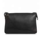 226К Сумка женская натуральная кожа (черный) (черный/28*20*7/натуральная кожа/Redmond)