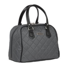 П7100-06 (серый) бьютик из стежки текстиль (Серый/31*25*18/полиэстер)