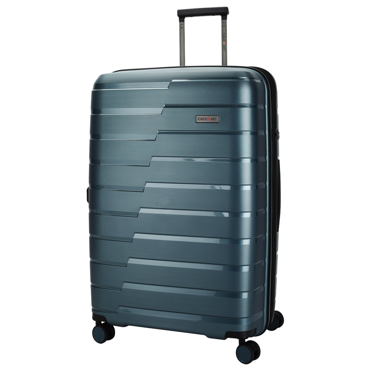 40S-005-428 Чемодан 4-х колесный (Синий/52*76*31/полипропилен/L/3,5 кг/110 литров)