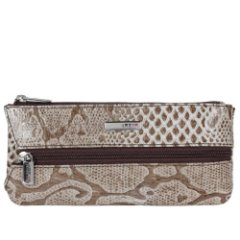 052-011 Ключница натуральная кожа KARYA (Бежевый/16*7*1,5/натуральная кожа)