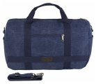 М-711 Сумка спортивная брезент синий (Синий/47*25*25/брезент/NTL Continent)
