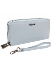 73007-2606 Sky blue Женский клатч (Malgrado) (голубой/19*9,5*3/натуральная кожа/Malgrado)