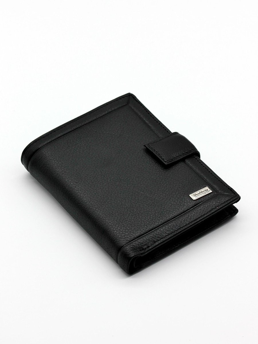 130-DC30-07A Портмоне + автодокументы (Черный/10,5*14*2/натуральная кожа)