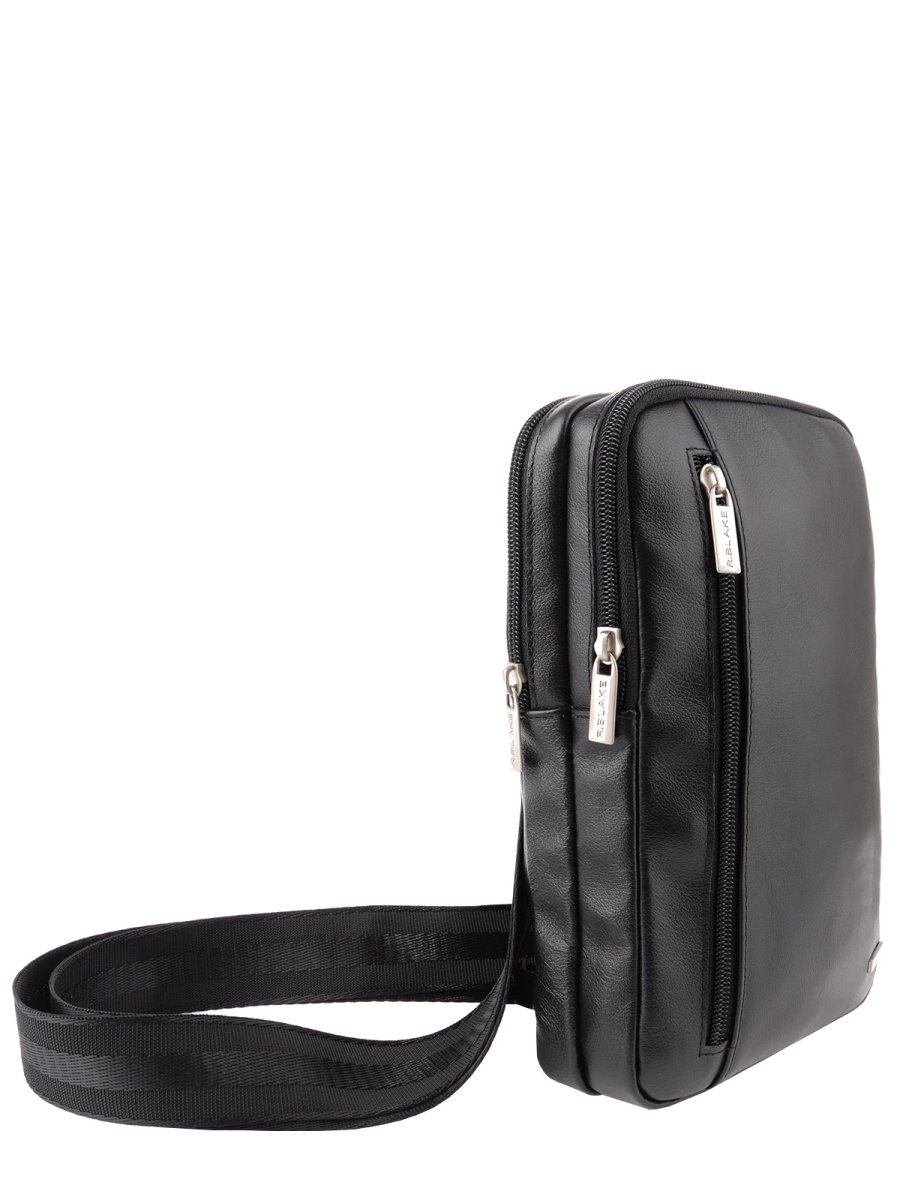 66483 Сумка АРЧИ BLACK кожа черный (Черный/17*26*5/натуральная кожа/R.Blake)