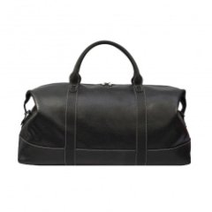 2-229 Сумка дорожная экокожа (черный) (черный/50*42*22/Экокожа/ANTAN)