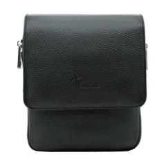 102-81594-1 Сумка мужская (Пеллекон) (Черный/17*20*6,5/натуральная кожа)