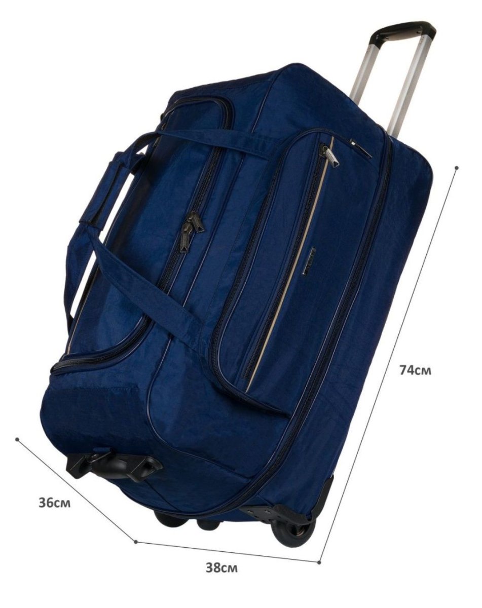 М-5801 Сумка на колесах St-wash синий (синий/74*38*36/полиэстер/NTL Continent)