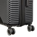 GC AT201-24 black Чемодан-тележка Gianni Coni (черный/47*66*26/АБС пластик/M/3,7 кг/Gianni Conti )