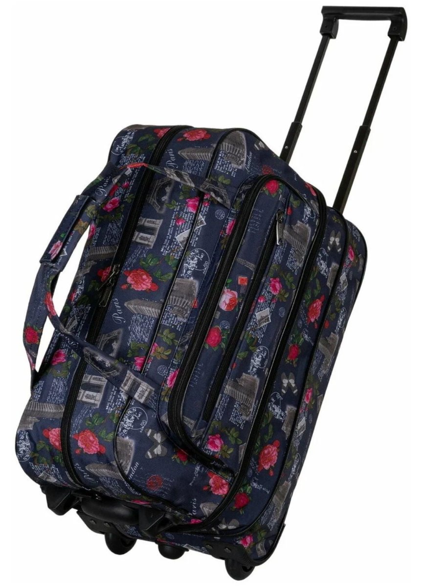 М-16 Сумка на колесах дизайн париж (Серый/49*32*28/полиэстер/NTL Continent)