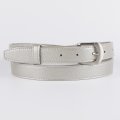 LLCJ2502-26 Ремень женский (Серебро/115 см/натуральная кожа/Jonas Hanway)