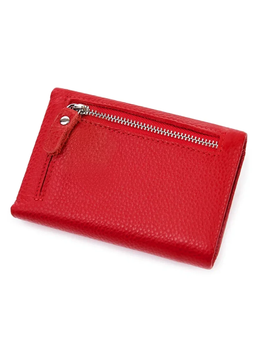 51-369-13-2 Кошелек женский (красный) (красный/12*9*3/натуральная кожа/Redmond)