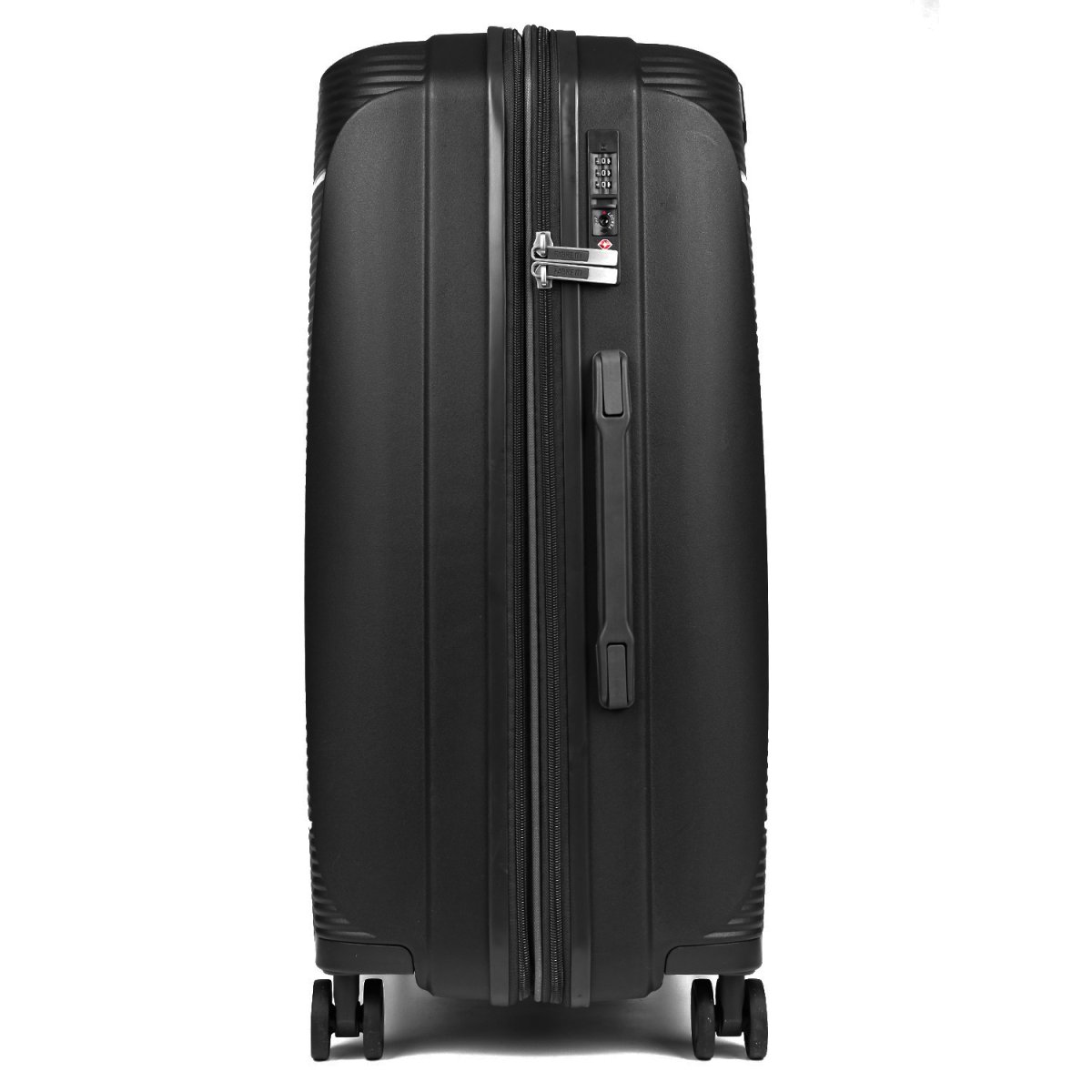 EN1010-24-2 FABRETTI Чемодан 4-х колесный 100% полипропилен (черный/46*67*29/полипропилен/M/FABRETTI)