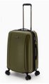 07E-019-424 Чемодан 4-х колесный (Олива/43*66*27/32/поликарбонат/M/3,7 кг/63 литра)